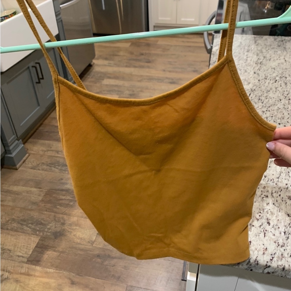 Mustard yellow top